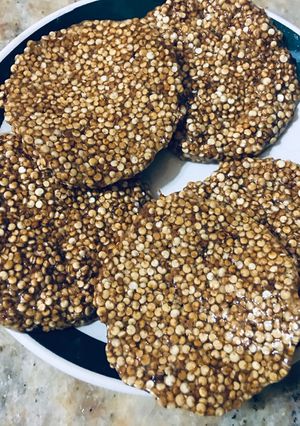 Una foto de Palomitas de amaranto con miel!!Pura proteína