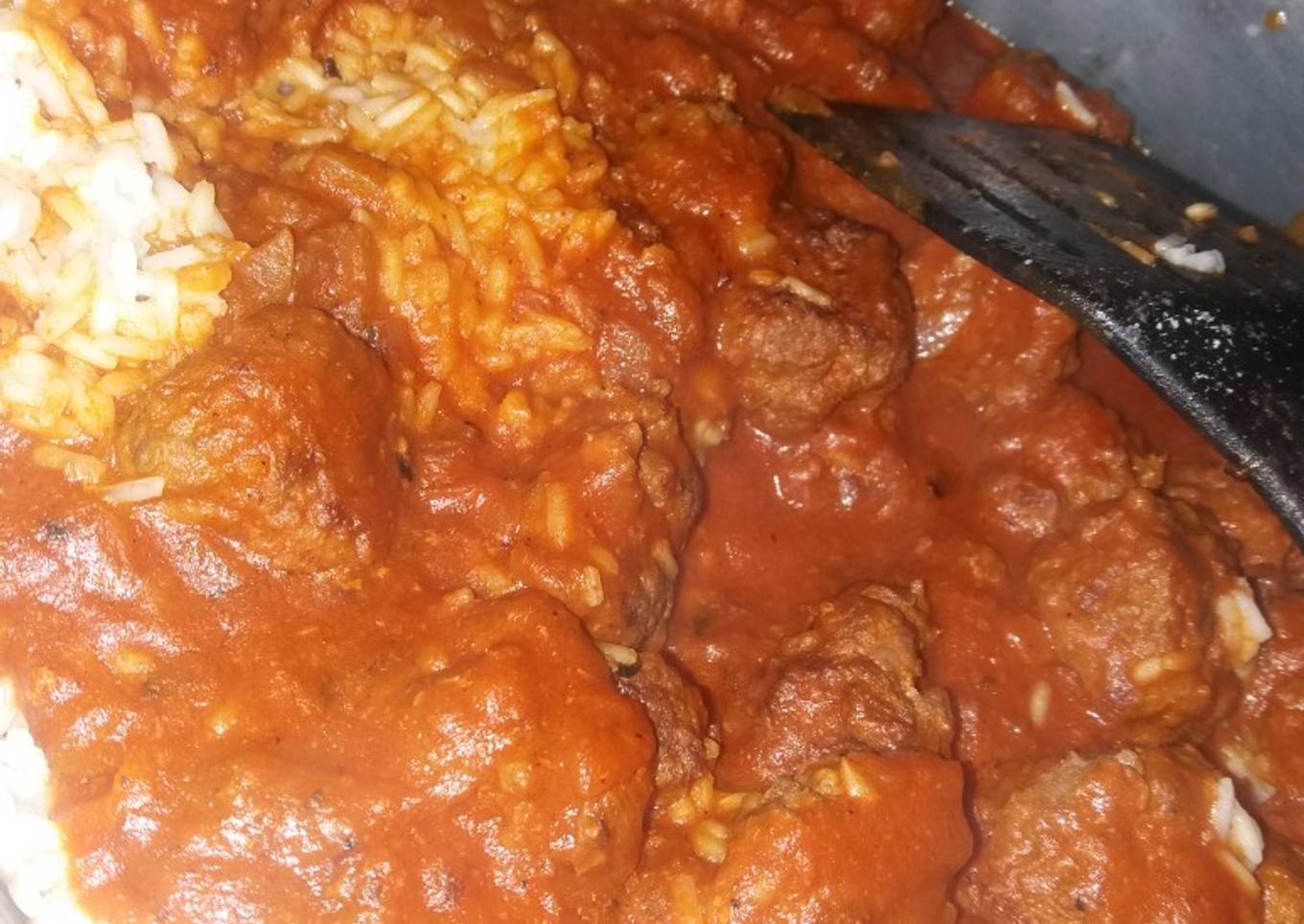 Albóndigas con arroz