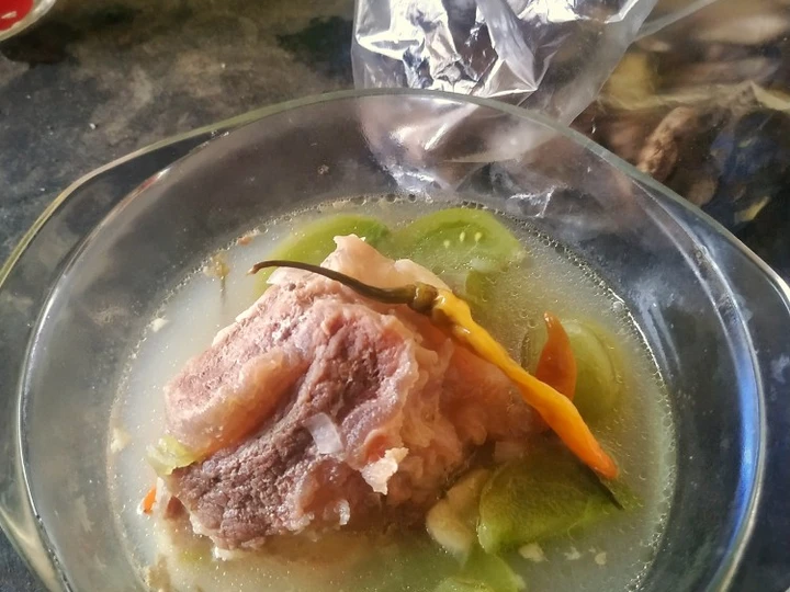 Langkah Gampang Membuat Resep Asem-asem tulang sapi Anti Ribet, Enak Banget