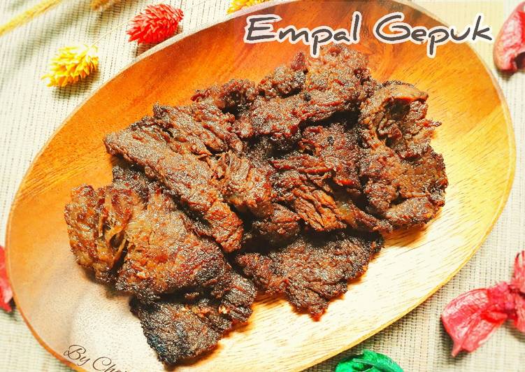 Empal Gepuk ala Susan (1 resep 2 menu - plus Rendang Jawa)