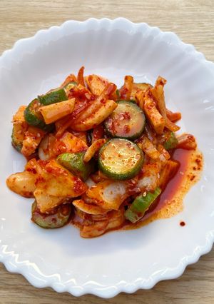 辣拌小黃瓜大頭菜 的食譜成品照片