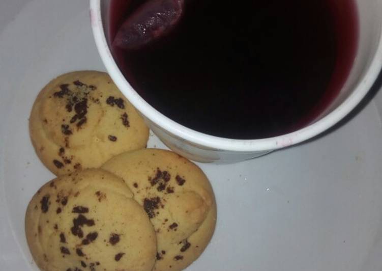 Recipe of Favorite Hibiscus tea and cookies Cooking Basics for Beginners