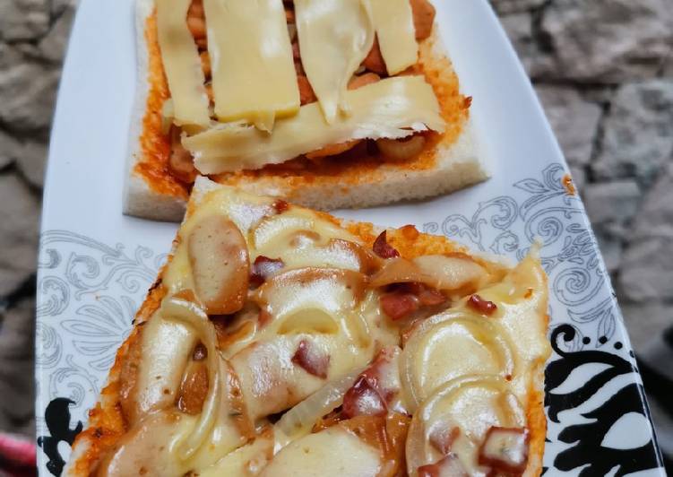 Pizza roti mozarella #sarapananak