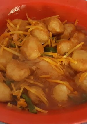 Foto resep Bola kentang asam manis vegie
