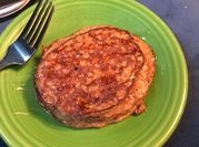 A picture of oatmeal with egg