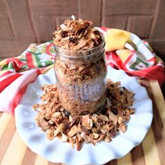 Healthy sugar free Granola A picture of Healthy sugar free Granola.