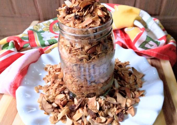 Healthy Sugar Free Granola Recipe By Mhhadejia Cookpad