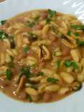 Cavatelli con cozze e fagioli borlotti