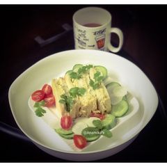 A picture of Popular Japanese Egg Sandwich: Tamago Sando.