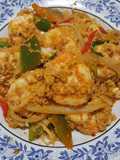 กุ้งผัดผงกะหรี่