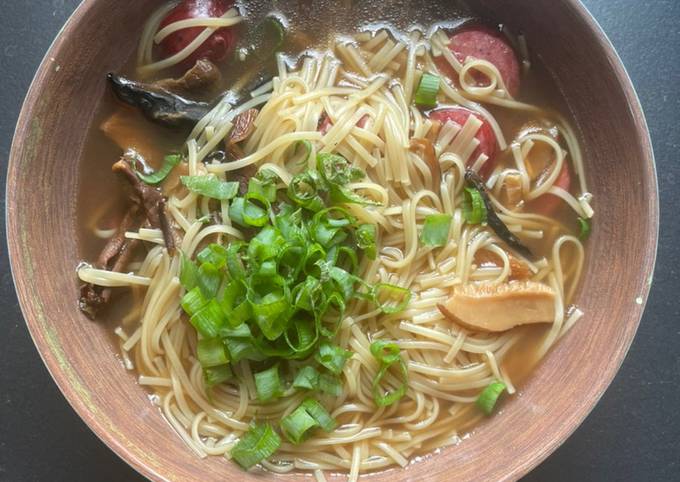Recipe of Perfect Kari’s bone broth noodle soup