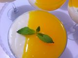 مهلبية البرتقال بكريمة الخفق على الطريقة السورية🍊🍊
