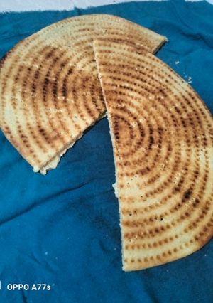 صورة لوصفة كسرة رخصيس بالسميد