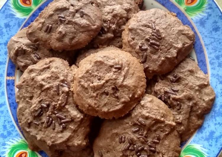Drop cookies coklat