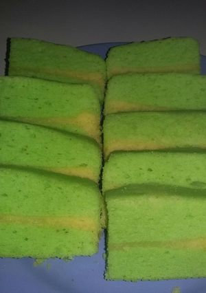 Foto resep Brownis pandan lapis
