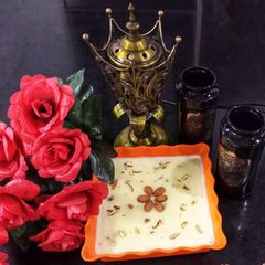 A picture of Firni (ground rice pudding).