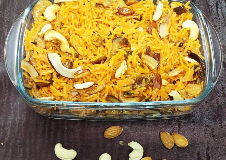 Step-by-Step Guide to Make Homemade Zarda Pulao