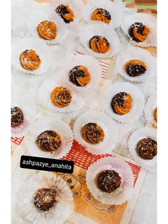 عکسی از دستور 😋حلوا دو آرده با آرد برنج😋