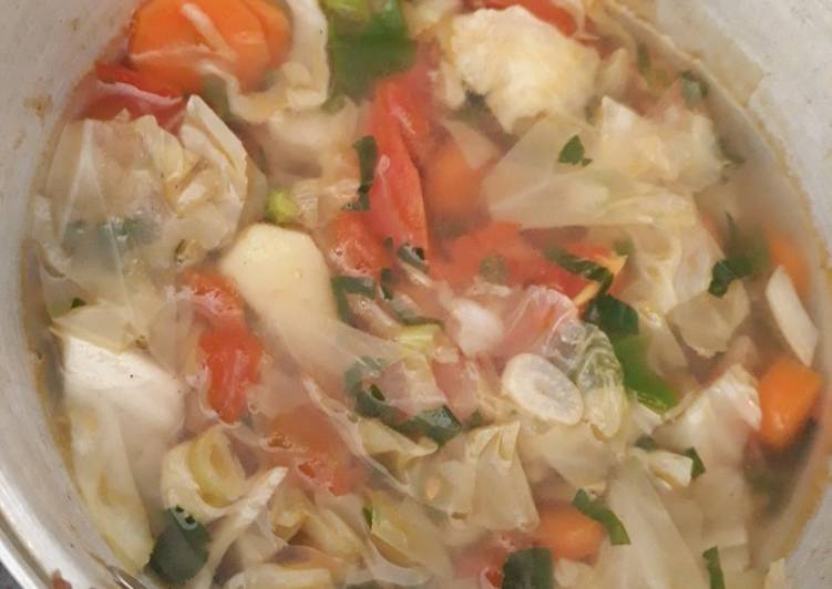 Sayur sop sederhana ala anak kos