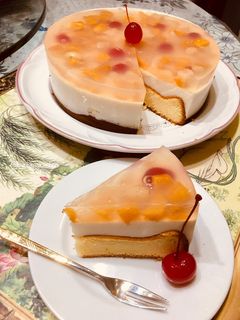 Foto resep Puding Cake Busa Cocktail / Puding Busa Lapis Bolu