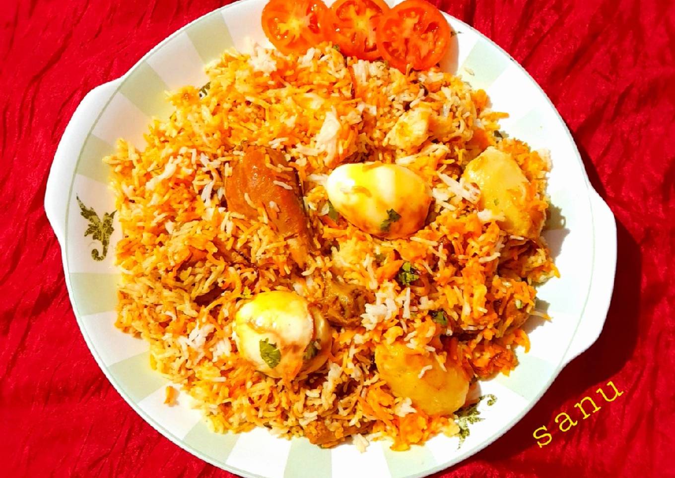 Kolkata Style Chicken Biryani