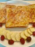 French toast แบบง่ายๆ และเร็วมาก