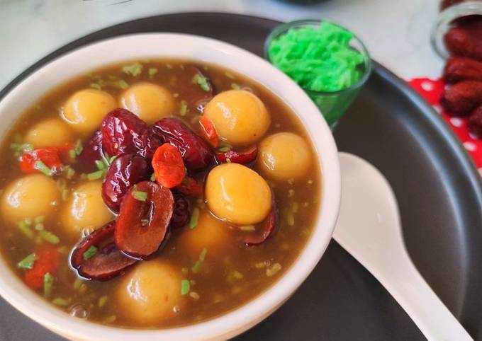 Kolak biji salak versi Chinese