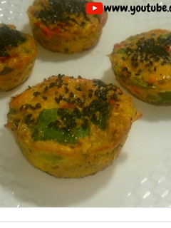 Una foto de Muffins de zapallitos SIN HARINA