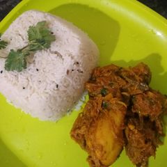 A picture of Schezwan pepper chicken roast.