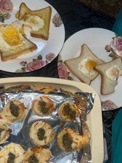 صورة لوصفة بيض 🥚 وزعتر فطور مبتكر