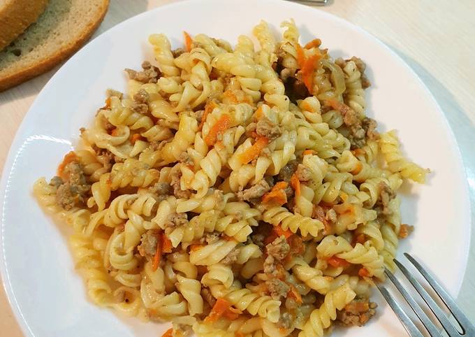 Макароны с фаршем