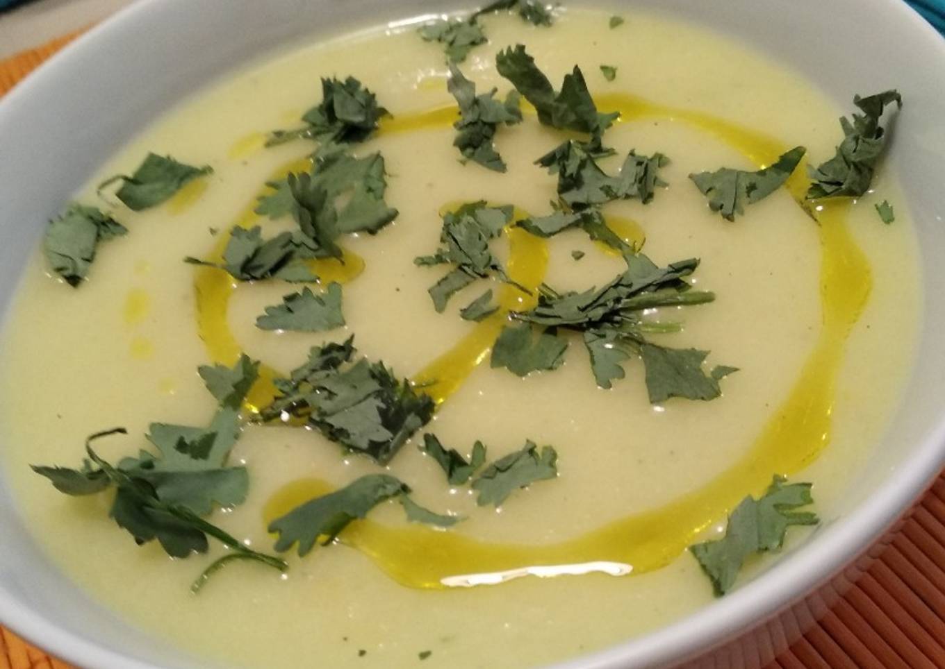 Gazpacho de pepino y manzana