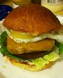 Eggscellent Bison Burger