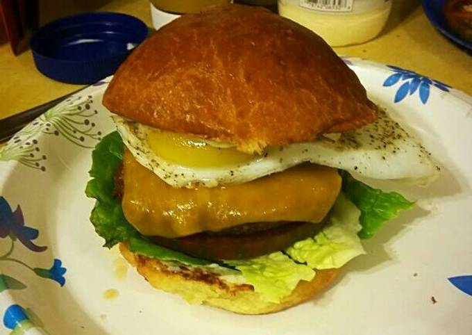 Eggscellent Bison Burger