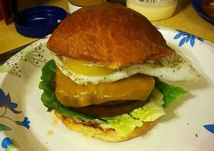 Eggscellent Bison Burger