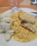 Peceto a la cacerola con leche