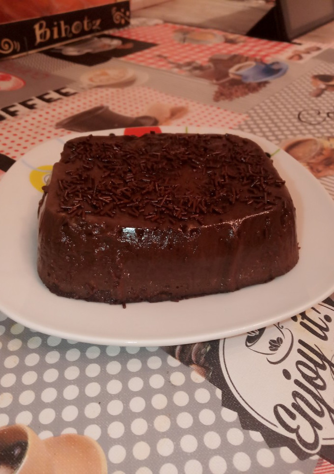 Una foto de Pastel fácil de trufa