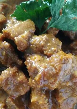 Foto resep Sate Kambing tanpa dibakar #kitaberbagi