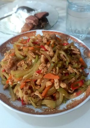 Foto resep Oseng Tempe Labu Siam Simple
