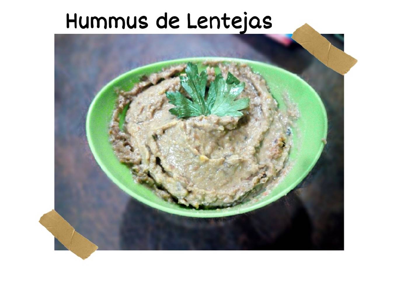 Hummus de Lentejas