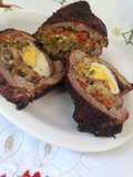 Palomita chata rellena