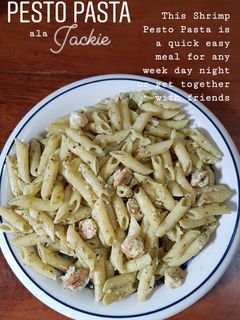 Foto resep Shrimp Pesto Pasta