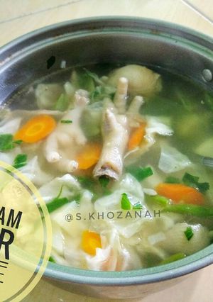 Foto resep Sup/Sop Ayam Ceker Simple