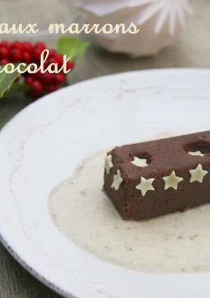 Une photo de Fondant aux marrons et chocolat