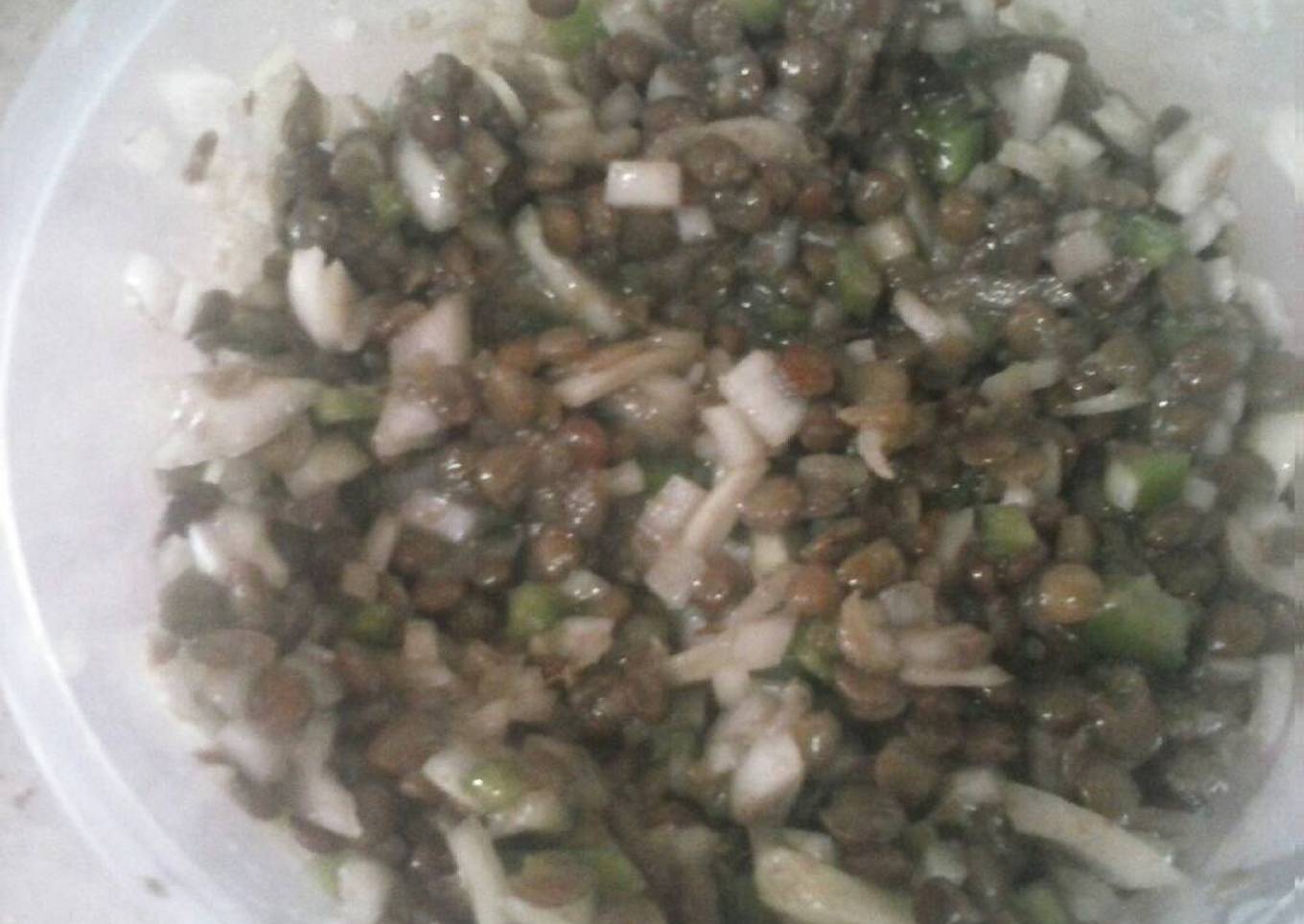 Ensalada de lentejas