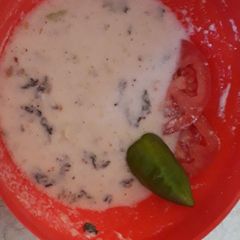 A picture of Instant raita.