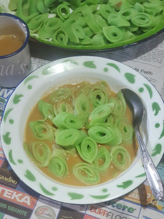 Foto resep Dadar Gunting Kuah Santan Gula Merah