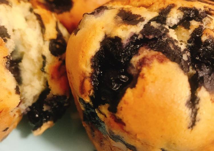 Recipe of Quick Blueberry Muffins