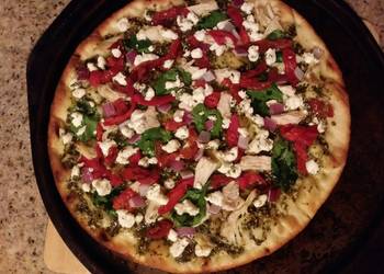 Easy Cooking Recipe Pesto Flatbread Pizza Most Delicious Easy Cooking Recipe Pesto Flatbread Pizza Most Delicious
