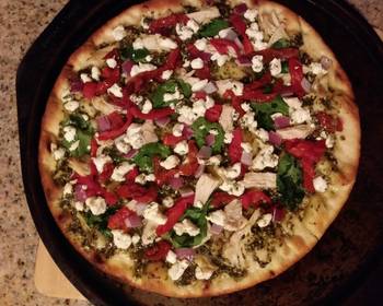 The New Way Make Recipe Pesto Flatbread Pizza Delicious Nutritious